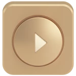 Logo of Poweramp Champagne Gold Skin android Application 